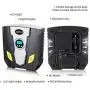 JUMTOP 12V DC Tire Inflator Pump 150 Psi Electric Portable Air Compressor Pump with Gauge for Car, Truck, Bicycle or Basketballs, Air Bed Mattress and Other Inflatables (C02)