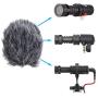 YOUSHARES Microphone Deadcat Windscreen - Outdoor Wind Shield Mic Windshield Muff Fur Custom Fit for Rode VideoMicro and VideoMic Me Me-L