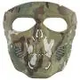 Anyoupin Airsoft Mask,Full Face Masks Skull Skeleton with Goggles Impact Resistant Army Fans Supplies Tactical Mask for Halloween Paintball Game Movie Props Party and Other Outdoor Activities
