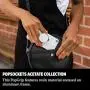 PopSockets PopGrip - Expanding Stand and Grip with Swappable Top - Acetate Pearl White