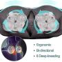 Shiatsu Back shoulder & Neck Massager With Heat - Deep Tissue 3D Kneading Pillow Massager for Neck, Back, Shoulders, Foot, Legs - Electric Full Body Massage - for Home & Car