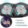 Shiatsu Back shoulder & Neck Massager With Heat - Deep Tissue 3D Kneading Pillow Massager for Neck, Back, Shoulders, Foot, Legs - Electric Full Body Massage - for Home & Car Shiatsu Back shoulder & Neck Massager With Heat - Deep Tissue 3D Kneading Pillow Massager for Neck, Back, Shoulders, Foot, Legs - Electric Full Body Massage - for Home & Car