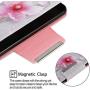 JanCalm iPhone 6 6S Wallet Case [Folio Cover][Stand Feature] Premium [Flower] Pattern iPhone 6/6S (4.7 inch) Credit Card Flip Case Protective PU Leather with Card Slot + Wrist Strap + Crystal Pen
