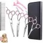 OBloved Dog Grooming Scissors Kit, 8pcs Stainless Steel Pet Grooming Scissors, Trimming Shears kit-Thinning, Straight, Curved Shears and Comb for Cat Pet OBloved Dog Grooming Scissors Kit, 8pcs Stainless Steel Pet Grooming Scissors, Trimming Shears kit-Thinning, Straight, Curved Shears and Comb for Cat Pet