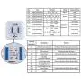 BecaSmart WI-FI Thermostat - Compatible Heat Pump and Air Conditioning Touch Programming Control - Suitable for Mobile Phone Remote Control Work with Alexa,Google Home,IFTTT (8000 Serise, Black)