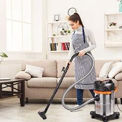 TACKLIFE Stainless Steel Shop Vacuum, 6 Gallon 6 Peak Hp Wet and Dry Vacuum, Wet/Dry Powerful Suction, Blow 3 in 1 Function, Suitable for Garage, Basement, Van, Workshop, Vehicle - PVC05B