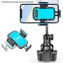 Car-Cup-Holder-Phone-Mount Adjustable Pole Automobile Cup Holder Smart Phone Cradle Car Mount for iPhone 11 Pro/XR/XS Max/X/8/7 Plus/6s/Samsung S10 /Note 9/S8 Plus/S7 Edge(Blue)