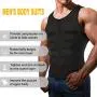 Wonderience Men Shapewear Slimming Body Shaper Compression Shirt Tank top with Zipper Underwear for Tummy Control Wonderience Men Shapewear Slimming Body Shaper Compression Shirt Tank top with Zipper Underwear for Tummy Control