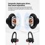 Otium Bluetooth Headphones, Best Wireless Earbuds IPX7 Waterproof Sports Earphones w/Mic HD Stereo Sweatproof in-Ear Earbuds Gym Running Workout 8 Hour Battery Noise Cancelling  Headsets