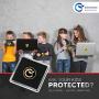 EMF Protection for Phone Radiation BIONOURISHED Sticker Shield Blocker Anti EMF for Cell Phones, TVs, Microwave, Laptop Electronic Devices (5 Pack)