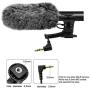 Camera Microphone,Veksun Video Microphone for DSLR Interview Shotgun Mic for Canon Nikon Sony Panasonic Fuji Videomic with Windscreen 3.5mm Jack