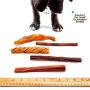 Nature Gnaws Small Variety Pack (12 Count) - Premium Beef Dog Chew Treats – Rawhide Alternative Combo Bag for Small Dogs – Simple Natural Delicious, Brown