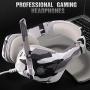 Gaming Headset for PS4, Xbox One, PC, Laptop, Mac, Nintendo Switch, PHOINIKAS 3.5MM PS4 Headset with Mic, Over Ear Headset, Noise-Cancelling Headset, Bass Surround, LED Light, Comfort Earmuff - Camo