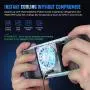 Mobile Game Controller + Active Cooling Fan Phone Radiator Grip, Compatible with iPhone/Android Phone, for PUBGG/Fortnitee/Call of Duty Mobile Games, Cooler Gaming Case Triggers L1R1 Buttons Mobile Game Controller + Active Cooling Fan Phone Radiator Grip, Compatible with iPhone/Android Phone, for PUBGG/Fortnitee/Call of Duty Mobile Games, Cooler Gaming Case Triggers L1R1 Buttons