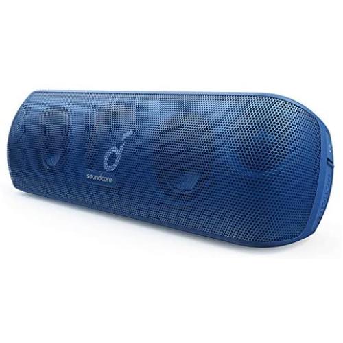 Anker Soundcore Motion+ Bluetooth Speaker with Hi-Res 30W Audio, Extended Bass and Treble, Wireless HiFi Portable Speaker with App, Customizable EQ, 12-Hour Playtime, IPX7 Waterproof, and USB-C, Blue