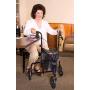 Carex 3 Wheel Walker for Seniors, Foldable, Rollator Walker with Three Wheels, Height Adjustable Handles