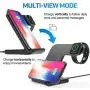 HUOTO Wireless Charger,2 in 1 Wireless Charging Dock with iWatch Stand for iWatch 5/4/3/2, 7.5w Qi Fast Charger for iPhone 11/11 Pro Max/XR/XS Max/XS/X/8/8P/Galaxy Note 10/S10/S9 (AC Adapter) (Black) HUOTO Wireless Charger,2 in 1 Wireless Charging Dock with iWatch Stand for iWatch 5/4/3/2, 7.5w Qi Fast Charger for iPhone 11/11 Pro Max/XR/XS Max/XS/X/8/8P/Galaxy Note 10/S10/S9 (AC Adapter) (Black)