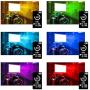 Hagibis RGB LED Video Light, with Built-in Rechargeable Battery,Portable On Camera Light Panel with Aluminium Alloy Body,360° Full Color,CRI/TLCI≥97 2500-8500K,12 Lighting Effect Modes