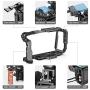 [New Version] SMALLRIG BMPCC 4K & 6K Cage for Blackmagic Design Pocket Cinema Camera 4K & 6K w/Cold Shoe, NATO Rail – 2203