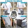 Tactical Dog Training Pouch Pet Treats Bag for Puppy Small Large Dogs Treat Pouch Waist Bag Treat Tote Carry Toys Kibble Snacks with Waist Belt Shoulder Strap Poop Bag Dispenser