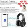 Bluedio V5.0 Bluetooth Headphones Over Ear, Wireless Bluetooth On-Ear Stereo Earphones Noise Cancelling, Soft Memory-Protein Earmuffs, w/Mic Bluedio V5.0 Bluetooth Headphones Over Ear, Wireless Bluetooth On-Ear Stereo Earphones Noise Cancelling, Soft Memory-Protein Earmuffs, w/Mic
