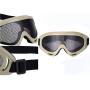 DPLUS Outdoor Sports Military Airsoft Tactical Goggles-Packs of 3-Shock Resistant Climbing Goggles Safety Goggles with Iron Mesh for Men Women Motorcycle Paintball Riding Wargame Shooting Hunting