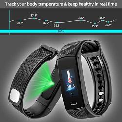 Nobranded Fitness Tracker HR with Blood Pressure Sleep Monitor - 2020 Upgraded Activity Tracker Watch with Heart Rate Monitor Pedometer Calorie Counter and 14 Sports Tracking for Women Kids Men Gift