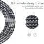 iPhone Charger, MFi Certified Lightning Cable 5Pack 3FT 3FT 6FT 6FT 10FT Charging USB Syncing Data Nylon Braided Compatible with iPhone 11/Pro/Max/X/XS/XR/XS Max/8/Plus/7/7 Plus/6/6S/6 Plus More iPhone Charger, MFi Certified Lightning Cable 5Pack 3FT 3FT 6FT 6FT 10FT Charging USB Syncing Data Nylon Braided Compatible with iPhone 11/Pro/Max/X/XS/XR/XS Max/8/Plus/7/7 Plus/6/6S/6 Plus More