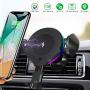 ALLSUN Wireless Car Charger, 10W Qi Fast Charging Auto Clamp Car Mount Air Vent Phone Holder for Car Compatible iPhone 11/11 Pro Max/XS/Xs Max/XR/X/8/8+, Samsung Galaxy Note 9/S20/S10/S9/S8, LG, etc.