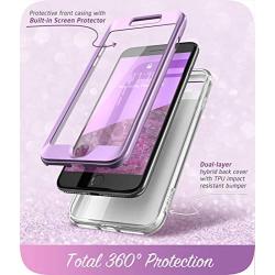 i-Blason Cosmo Glitter Clear Bumper Case for iPhone 8 Plus/iPhone 7 Plus (Ameth)