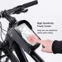 salamra Bike Phone Mount Bag Cycling Waterproof Bicycle Front Frame Top Tube Handlebar Bag with Touch Screen Sun Visor Holder Case Large Capacity Phone Case for iPhone Galaxy Nubia Huawei Under 6”