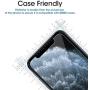 amFilm Glass Screen Protector for iPhone 11 Pro, XS, X (5.8 Inch) (3 Pack) iPhone 11 Pro, 10s, 10 Tempered Glass with Easy Installation Tray