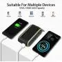 Solar Charger Hand-Crank Portable, 10000 mAh Solar Power Charger, 2020 Edition, Dual USB Output , LED Flashlight, 3 Power Modes, Mobile Phone Charger Waterproof for Indoor Outdoor (Black) Solar Charger Hand-Crank Portable, 10000 mAh Solar Power Charger, 2020 Edition, Dual USB Output , LED Flashlight, 3 Power Modes, Mobile Phone Charger Waterproof for Indoor Outdoor (Black)
