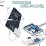 [Apple MFi Certified] iPhone Headphone Adapter & Splitter, 2 in 1 Lightning to 3.5mm Headphone Audio & Charger for iPhone 11/11 Pro/XS/XR/X/8 7 6, iPad, iPod, Support Calling & Music Control & iOS 13