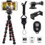 Phone Tripod, Linkcool Octopus Tripod with Wireless Remote Phone Holder Mount Use as iPhone Tripod, Cell Phone Tripod, Camera Tripod, Travel Tripod,Tabletop Tripod for iPhone Gopro