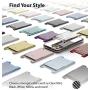 Ringke Slot Card Holder Designed for Smartphones, Adhesive Stick On Wallet Case Minimalist Slim Hard Premium Credit Card Cash Sleeve - Clear Mist