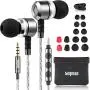 Sephia SP3060VC Earphones with Mic and Volume Control, Noise Isolating Earbuds, Bass Driven Sound, Portable in Ear Headphones, Compatible with iPhone, iPad, Tablets, Samsung and Android Smartphones Sephia SP3060VC Earphones with Mic and Volume Control, Noise Isolating Earbuds, Bass Driven Sound, Portable in Ear Headphones, Compatible with iPhone, iPad, Tablets, Samsung and Android Smartphones
