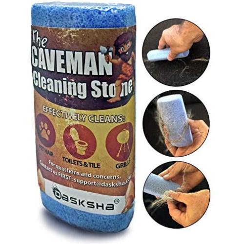 The Original Pet Hair Remover for Car - 4 Inch Pumice Stone Tool - Remove Dog Hair from Car Easily