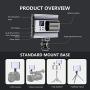 Neewer LED Video Light Panel Camera/Camcorder Video Fill Lighting, 160 SMD LEDs Bi-Color 3200K-5600K, Ultra Thin Anodized Aluminum Housing for All DSLR Cameras, with Cold Shoe Adapter/Battery/Charger