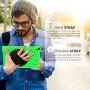 BRAECN Amazon Kindle Fire HD 10 Case 7th/9th Gen,[Hand Strap] [Shoulder Strap] [Rotating Kickstand] Heavy Duty Protection Rugged Case for Amazon Fire HD 10.1 Inch Tablet 2019/2017 Release (Green)
