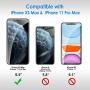 JETech Screen Protector for Apple iPhone 11 Pro Max and iPhone Xs Max 6.5-Inch, Tempered Glass Film, 2-Pack
