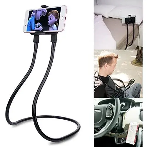 B-Land Cell Phone Holder, Universal Mobile Phone Stand, Lazy Bracket, DIY Flexible Mount Stand with Multiple Function (Black) B-Land Cell Phone Holder, Universal Mobile Phone Stand, Lazy Bracket, DIY Flexible Mount Stand with Multiple Function (Black)