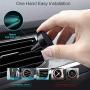Magnetic Phone Car Mount, Phone Holder for Car, Phone Mount, Cell Phone Holder for Car, Compatible with iPhone Xs Max XR X 8 7 Plus Galaxy S10 S9 S8 Plus Note 9 8 Google LG HTC and More (Golden)