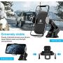 KAPPLUS Wireless Car Charger Mount,10W Qi Fast Charging Auto-Clamping Car Holder,Windshield Dash Air Vent Phone Stand for iPhone 11/11 Pro Max/Xs Max/Xs/X/XR/8+,Samsung S10/S10/S10+/S9/S9+/S8+