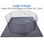 Upgrade Non-Slip Dog Pads Extra Large 72" x 72", Washable Puppy Pads with Fast Absorbent, Reusable, Waterproof for Training, Travel, Whelping, Housebreaking, Incontinence, for Playpen, Crate