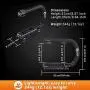 Zeadio Video Action Stabilizing Handle Grip Handheld Stabilizer with Hot-Shoe Mount for Canon Nikon Sony Panasonic Pentax Olympus DSLR Camera Camcorder