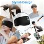 Sleep Headphones Bluetooth Headband - Upgrade Soft Noise-Canceling Headphones for Sleeping, Sports Headbands with Ultra-Thin HiFi Stereo Speakers - Long Time Play Sleep Earbuds for Sleeping, Workout