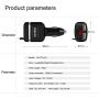 SDBAUX Car Charge, with 2.8 ft Retractable Cable Compatible/Replacement for iPhone Xs Max XR X 8 7 6 Plus 5S, 2 USB Ports for Samsung Galaxy LG Google Pixel Nexus and More