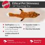 SPOT Ethical Pets Plush Skinneeez Fox 14-Inch Stuffingless Dog and cat squeaking Toy, Multicolor (5498)