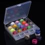Outus Prewound Thread Bobbins with Bobbin Box for Brother/Babylock/Janome/Elna/Singer, Assorted Colors, 50 Pieces